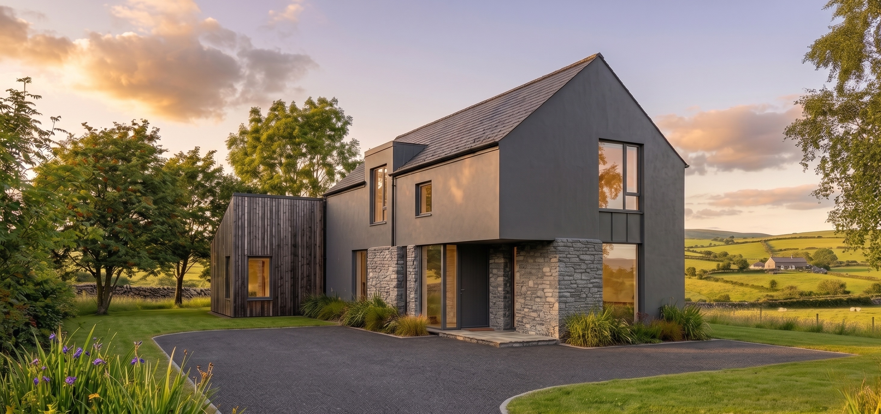 OBD Architecture Ireland - Cantilever House modern external view